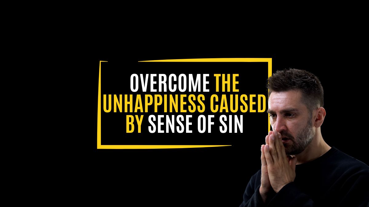 Home 38 a sincere man with the unhappiness feeling of sense of sin